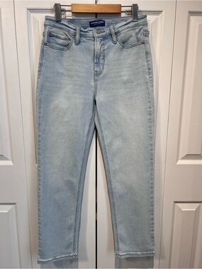 Scotch & Soda Amsterdam Blue Light Wash Straight‎ Leg High Rise Jeans Size 6